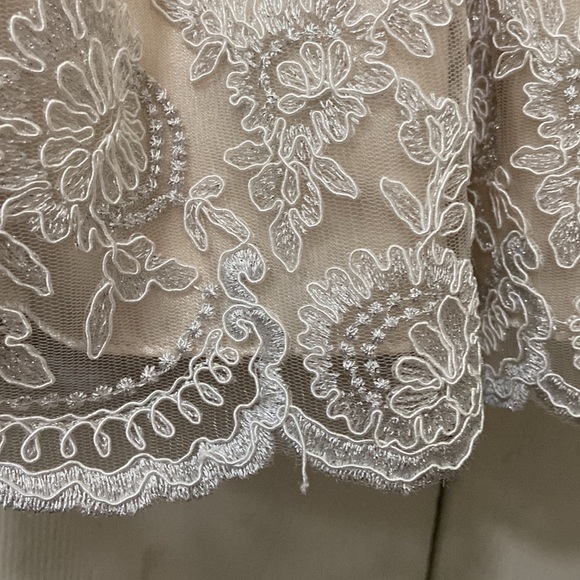 Sweet Heart Rose Cream Formal Occasion Dress - Picture 7 of 7